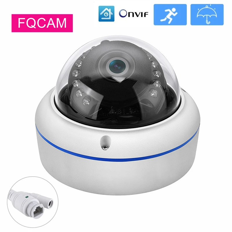 Full HD 5MP Wired IP Security Cameras POE 180 Degree Wide Angle 1.7MM ONVIF Motion Detection Surveillance CCTV Camera 20M IR
