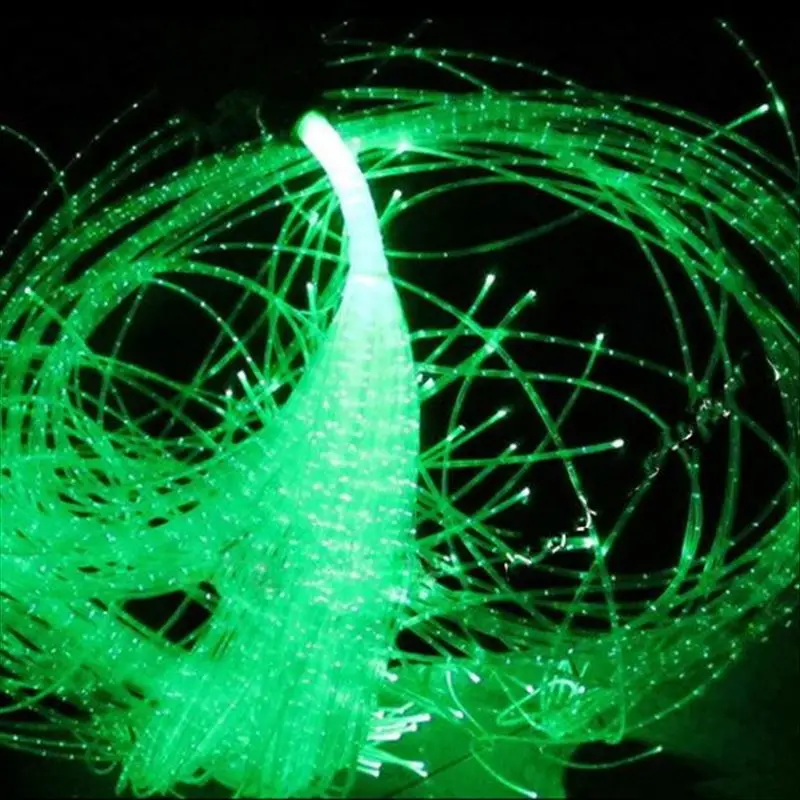 Сверкающий боковой светящийся 0 5 мм 75 1 2 3 ПММА Пластиковый волоконно-оптический