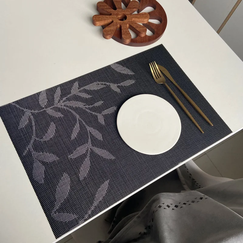 Жаккардовый коврик для стола теплоизоляция искусственный квадратный японский