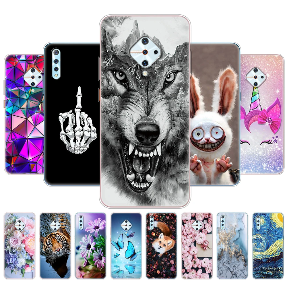 Чехлы для телефонов VIVO V17 Neo V 17 V17Neo VIVOV17, задняя крышка из мягкого силикона и ТПУ, защитная задняя крышка 6,38 дюйма