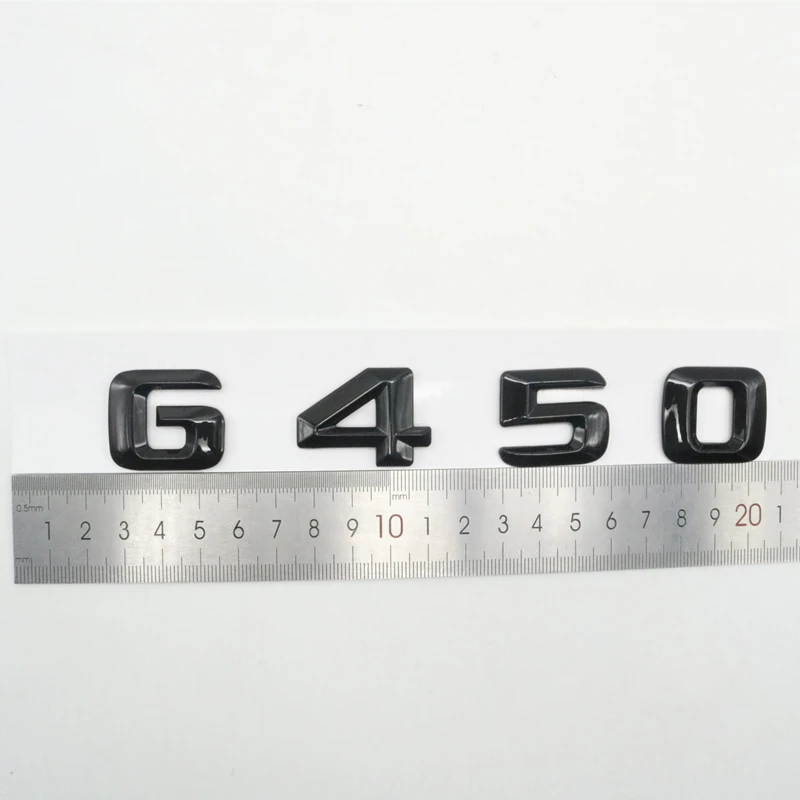 Glossy Black Rear Logo Emblem For G-CLASS W461 W463 G55 G63 G65 G230 G250 G300 G320 G350 G450 G500 G550 |