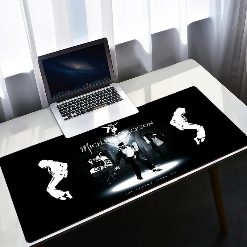 

Pop-Michael Jackson Pc Gaming Laptops Large Mouse Pad Anime Deskmat Gamer Keyboard Office Accessories Desk Mat Mousepad Computer