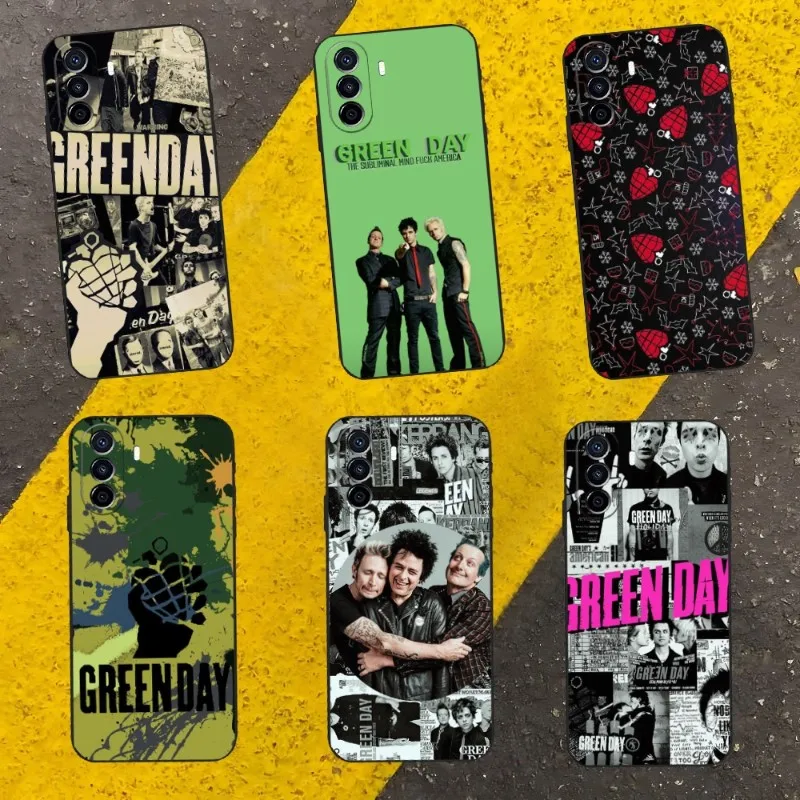 Зеленая задняя крышка для Honor X20 X9 30 10 60 Pro 50 20i 70 SE V9 X30 V40 V30 V20 X10 Max, Противоударная