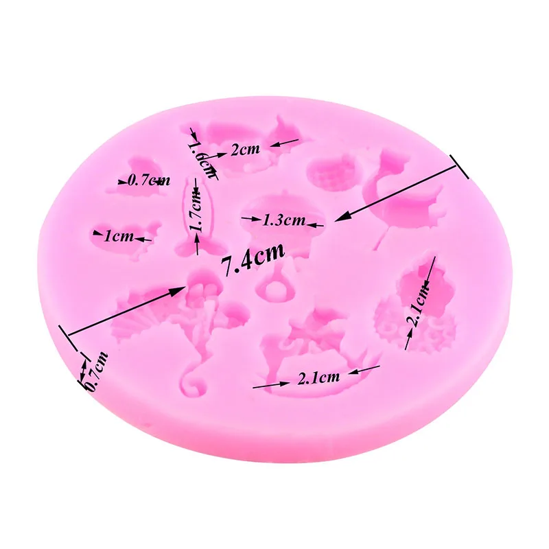 Детская вечерние ничная силиконовая 3D форма для шоколада и помадки аксессуары