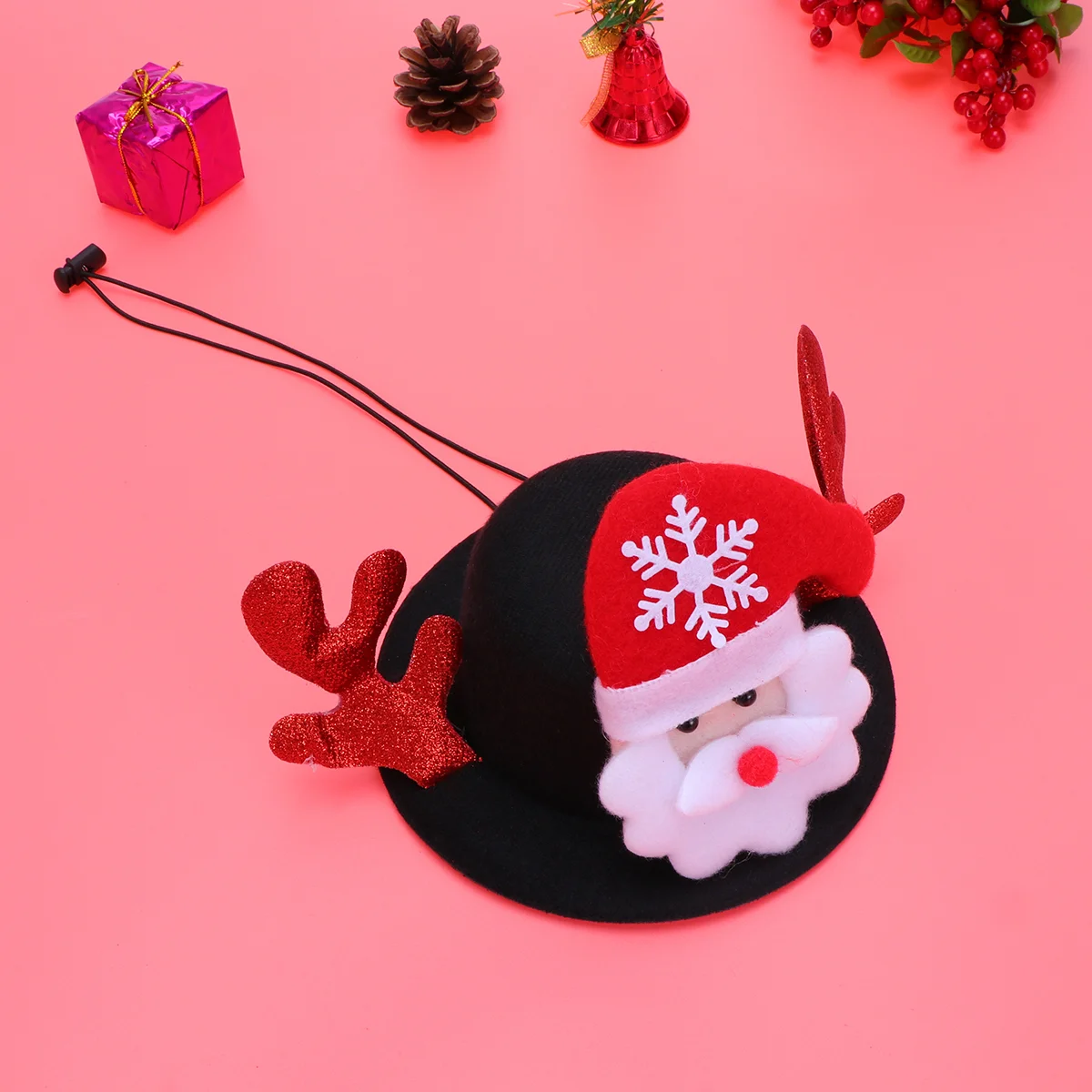 

1 pc Pets Hat Antlers Design Costume Accessory Headwear for Kitten Dogs Puppy
