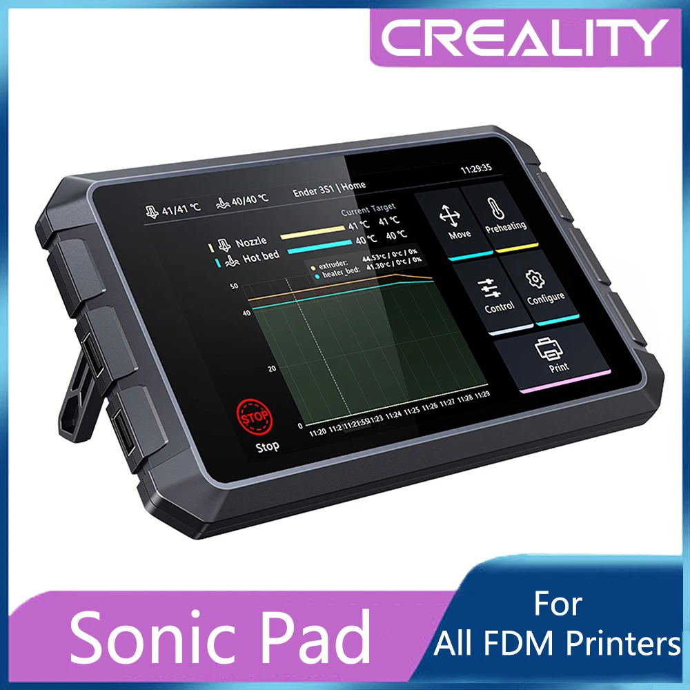 

CREALITY Sonic Pad RAM 2G ROM 8G 7.0'' Multi Touch Screen Klipper System Print Speed Up For Ender-3 V2/Ender-3 S1/Ender-3 S1 Pro