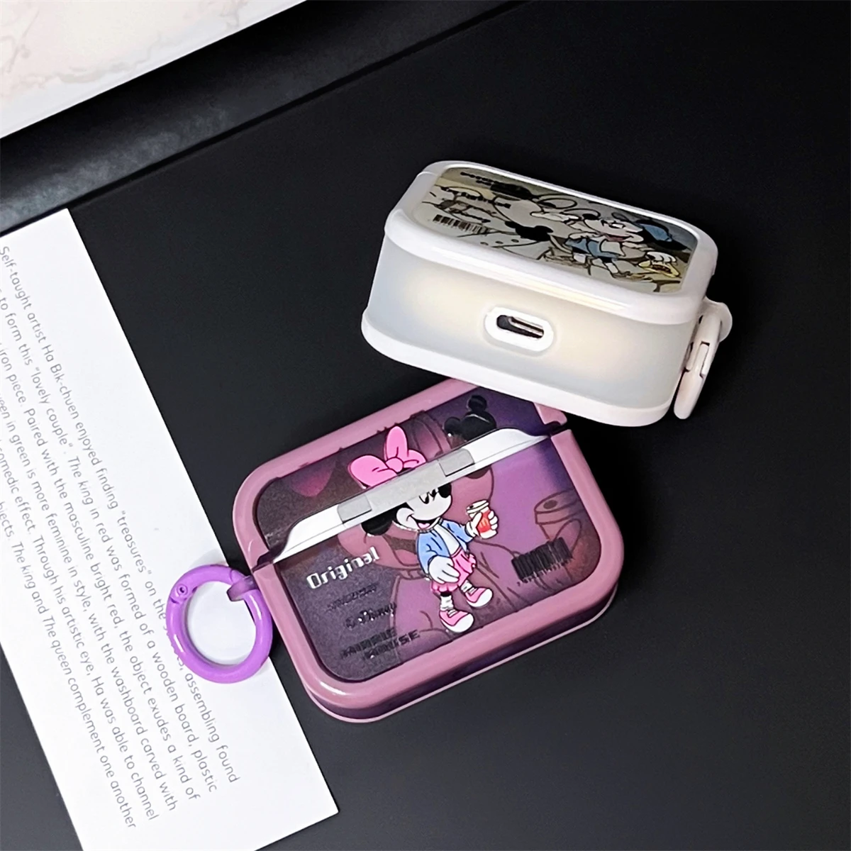 Микки Минни беспроводной Bluetooth наушник для Airpods 1 2 3 - й случай Pro2 мягкий