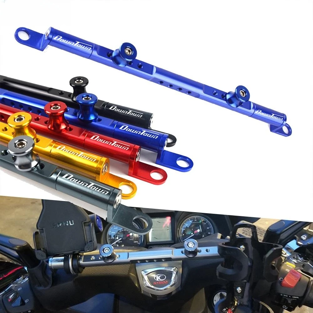 

Motorcycle CNC Aluminum Steering Damper Balance Lever For KYMCO Downtown 300/350i CK250T 300i XCITING 250/300/400/400S/500 K-XCT