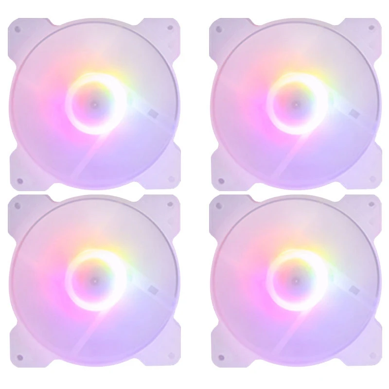 

120Mm PC Case Cooling Fan Gaming 1150 AMD1366 120Mm Ultra-Quiet Computer RGB Cooler Desktop High Airflow Fan