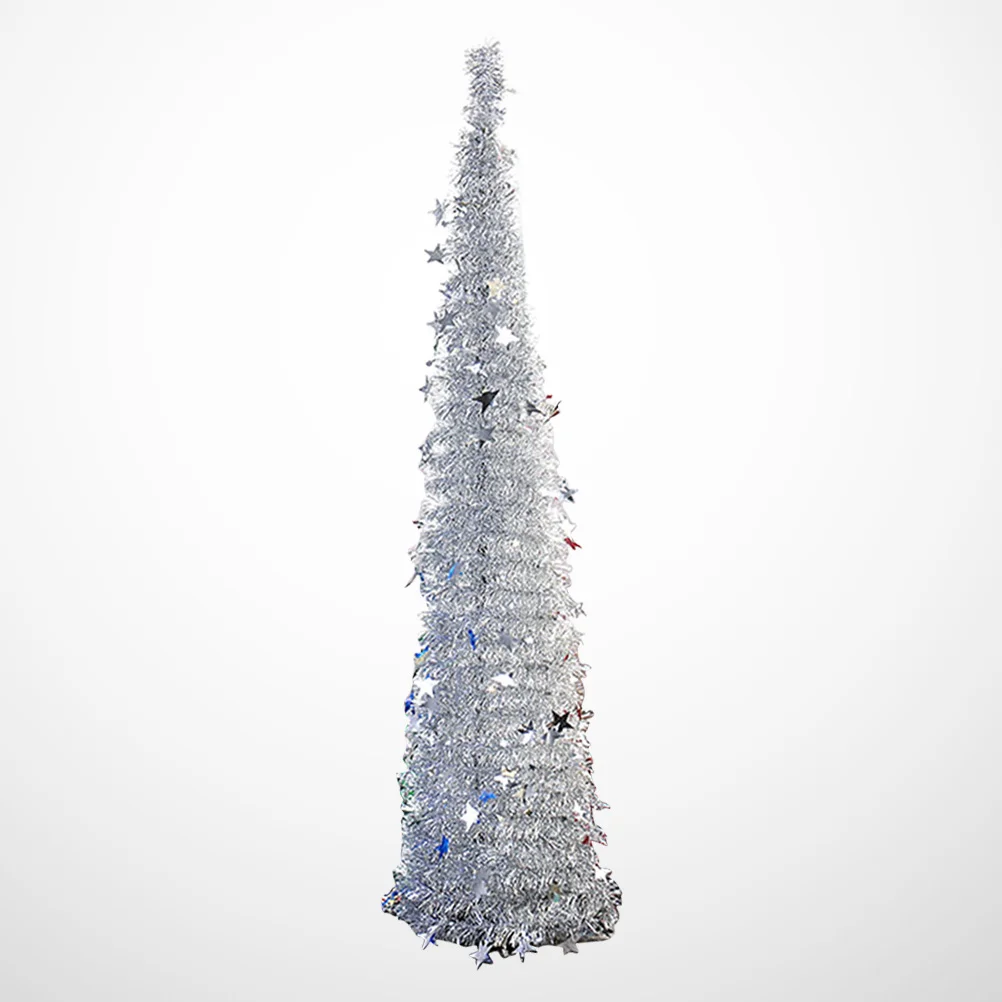 Складная золотая пластиковая рождественская елка PET 120 см