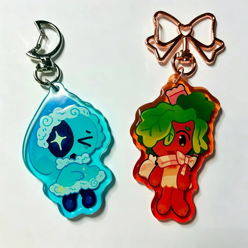 Фото Брелок RBL X Cute World из акрила, мультяшный кулон Astro Sprout, милый аниме-подвес для сумки, подарок для фанатов игр №1
