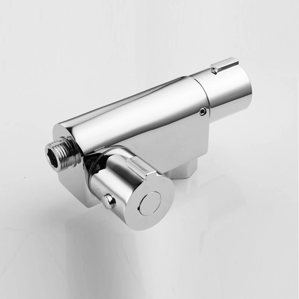 

Bath Supplies Shower Mixer Valve 1/2\" Hot Brass Cold Connectors Controlled Temperature For High Shower Mixer Valve