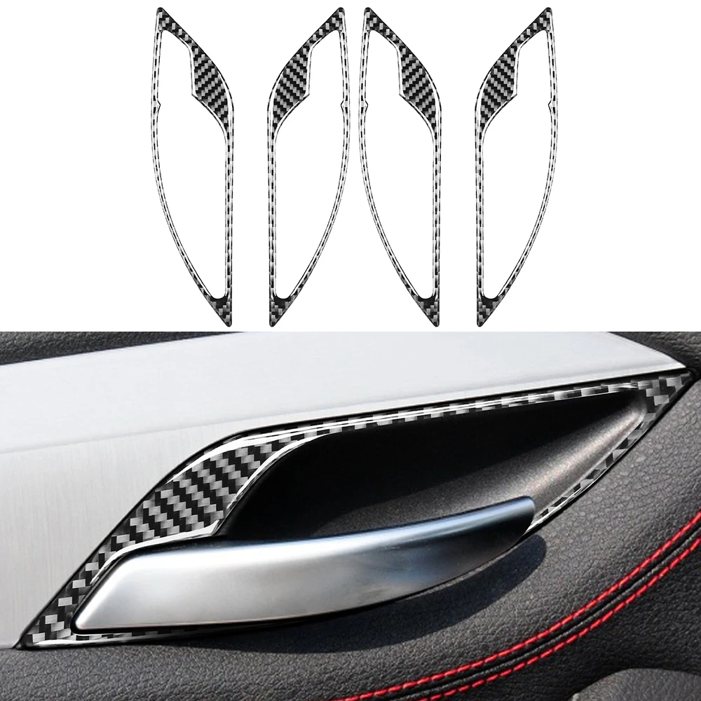

for BMW X1 E84 2011 2012 2013 2014 2015 Interior Door Handle Decoration Cover Trim Sticker Car Interior Accessories Carbon Fiber