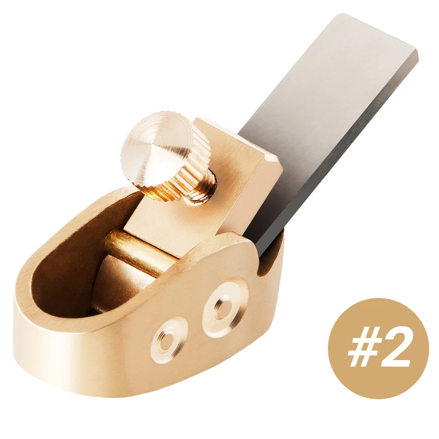 

Mugig 1 Piece DIY Violin Viola Cello Wooden Instrument Brass Plane