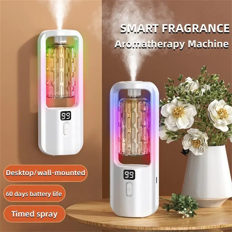 

Aroma Diffuser Fragrance Essential Oil Aromatherapy Machine 5gear Mode Colorful Light Timing Air Freshener Living Bedroom Toilet