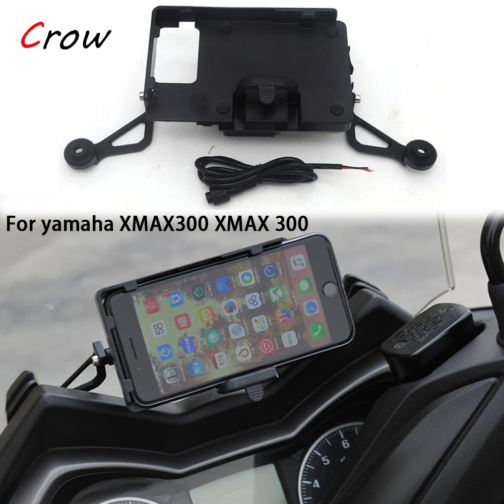 

Передний фиксированный Штатив для мотоцикла, кронштейн для GPS навигации, держатель подходит для Yamaha XMAX 300 X max 300 X MAX 300