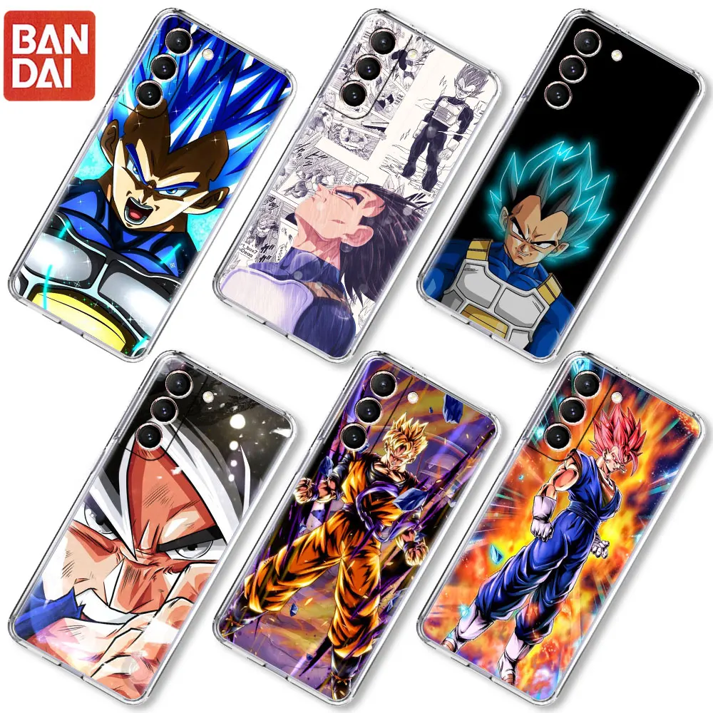 

Dragon Ball Z Goku Case For Samsung Galaxy S20 FE S22 S21 Plus S10 S9 Note 20 9 10 Lite Transparent Phone Cover