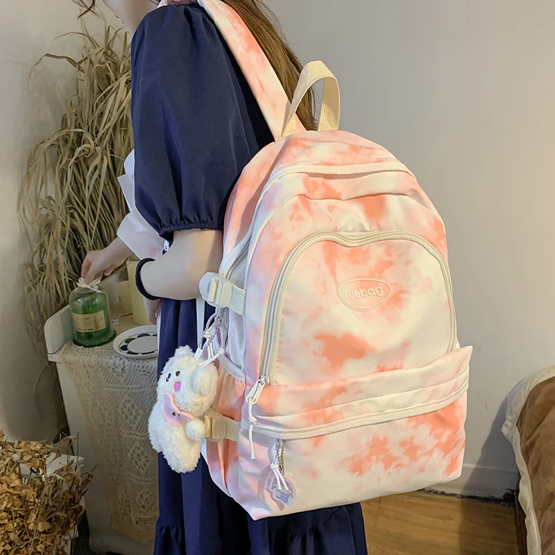 

Женский нейлоновый рюкзак, школьные ранцы для подростков, сумка для ноутбука, колледжа, Дизайнерская Дорожная сумка через плечо для отдыха, ...
