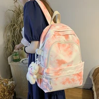 2022 women backpack nylon schoolbags teenager laptop college bookbag travel designer leisure shoulder bag
