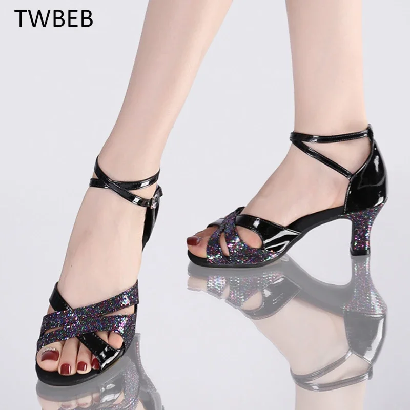 Туфли женские для бальных танцев 3 5/5 5 см