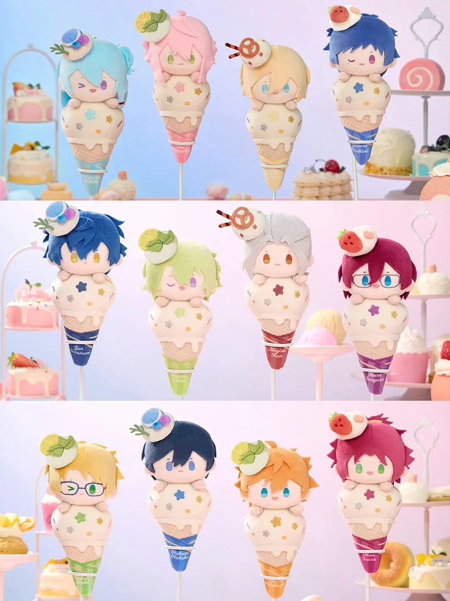 

Новое поступление 2025 года. Himemiya Tori Shino Hajime Aoba Tsumugi Ensemble Stars 한んん imeるová abe갑! Подвеска в виде сладкой еды