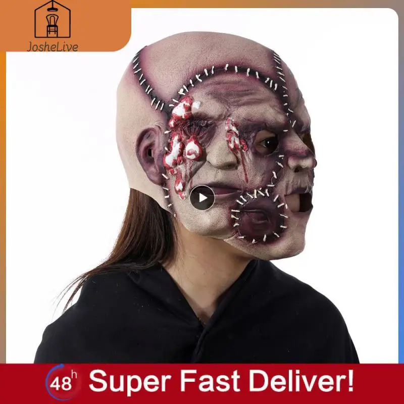 

Three-sided Image Artificial Headgear Grimace Preferred Material Mask Three Faces Soft Party Party Supplies 180g Grimace Mask