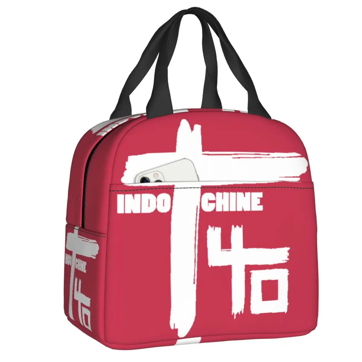 Indochine Insulated Lunch Tote Bag for Women Pop Rock And New Wave Resuable Thermal Cooler Food Lunch Box Kids School Children