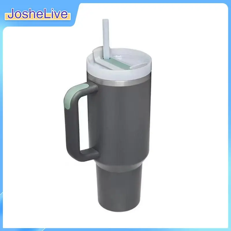 

Large Capacity Travel Bottles New Straw Cup Cross-border Stainless Steel Car Cup Drinking Tool Summer Sports Fitness Cup Ice Cup