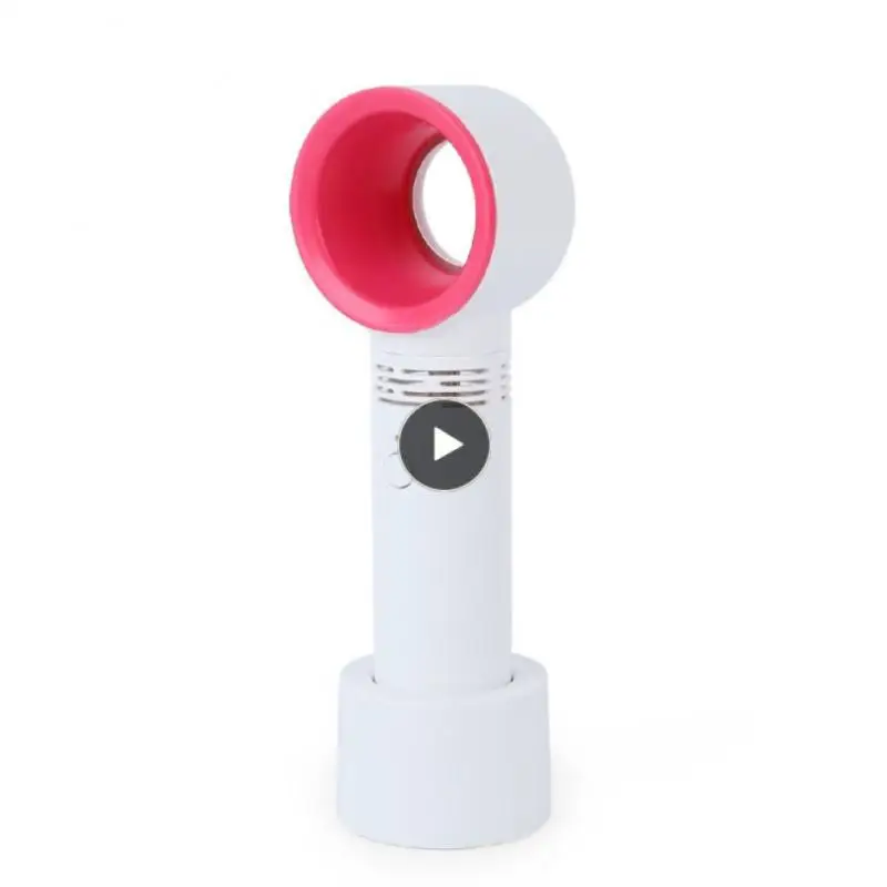

Mini Hand-held Fan Safe 360 ° Suction Bladeless Fan Rechargeable Three-speed Adjustable Air Cooling Fans Easy To Use Air Colder