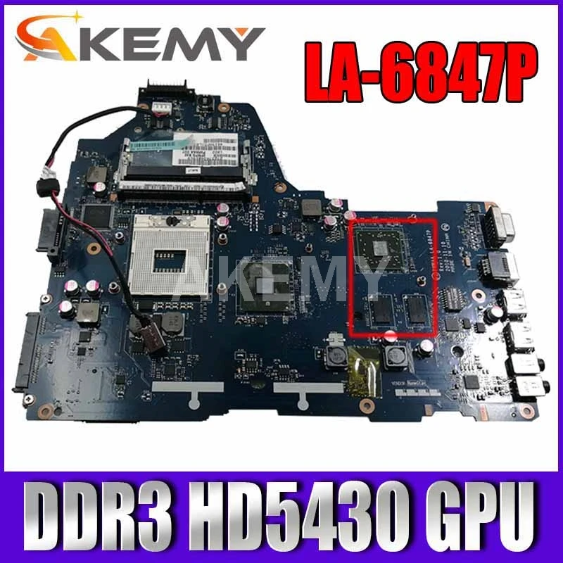 

PWWAA LA-6847P Rev 1.0 MB K000114920 For Toshiba Satellite A660 C660 Laptop motherboard DDR3 HD 5430 GPU