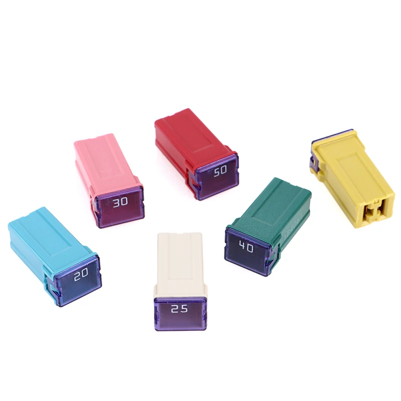 

Mini Square Fuse 32V 20A 25A 30A 40A 50A60A Automotive Car Fuse With Plastic Box