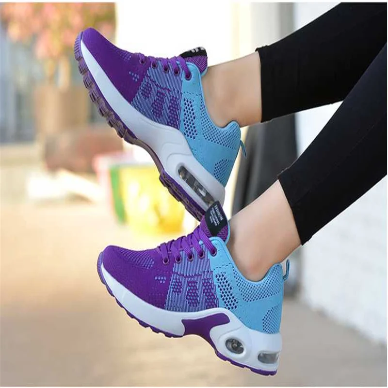 

Shoes for Women Chunky Sneakers Breathable Running Shoes Mesh Flat Plus Size Light Weight Sports Tenis Platform Chaussure Femme