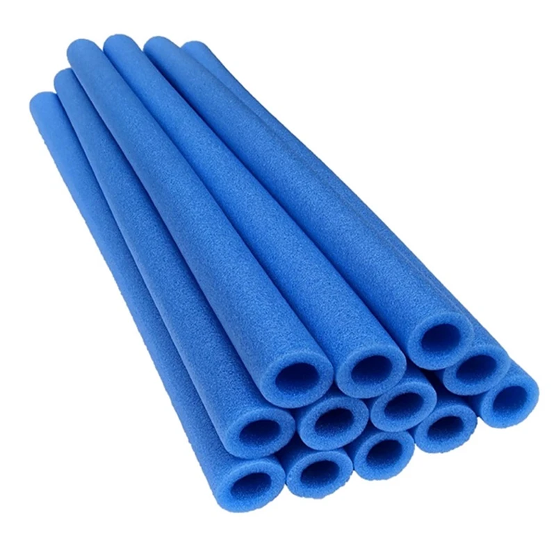 

NEW-40PCS Trampoline Poles Cover Padding Foam Tubing 40CM Foamed Pipe Sponge Casing Protective Trampoline Pole Sleeves Blue