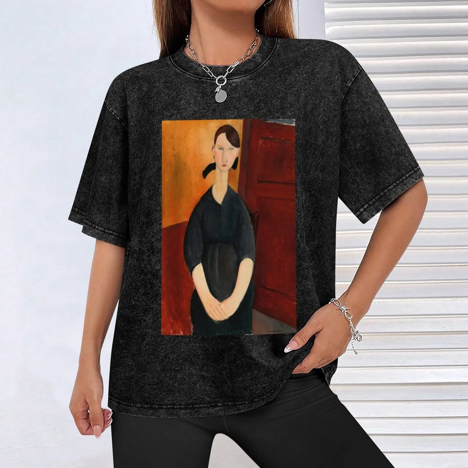 Футболка Amedeo Modigliani с портретом палеты Jourdain футболки на заказ топы для мужчин