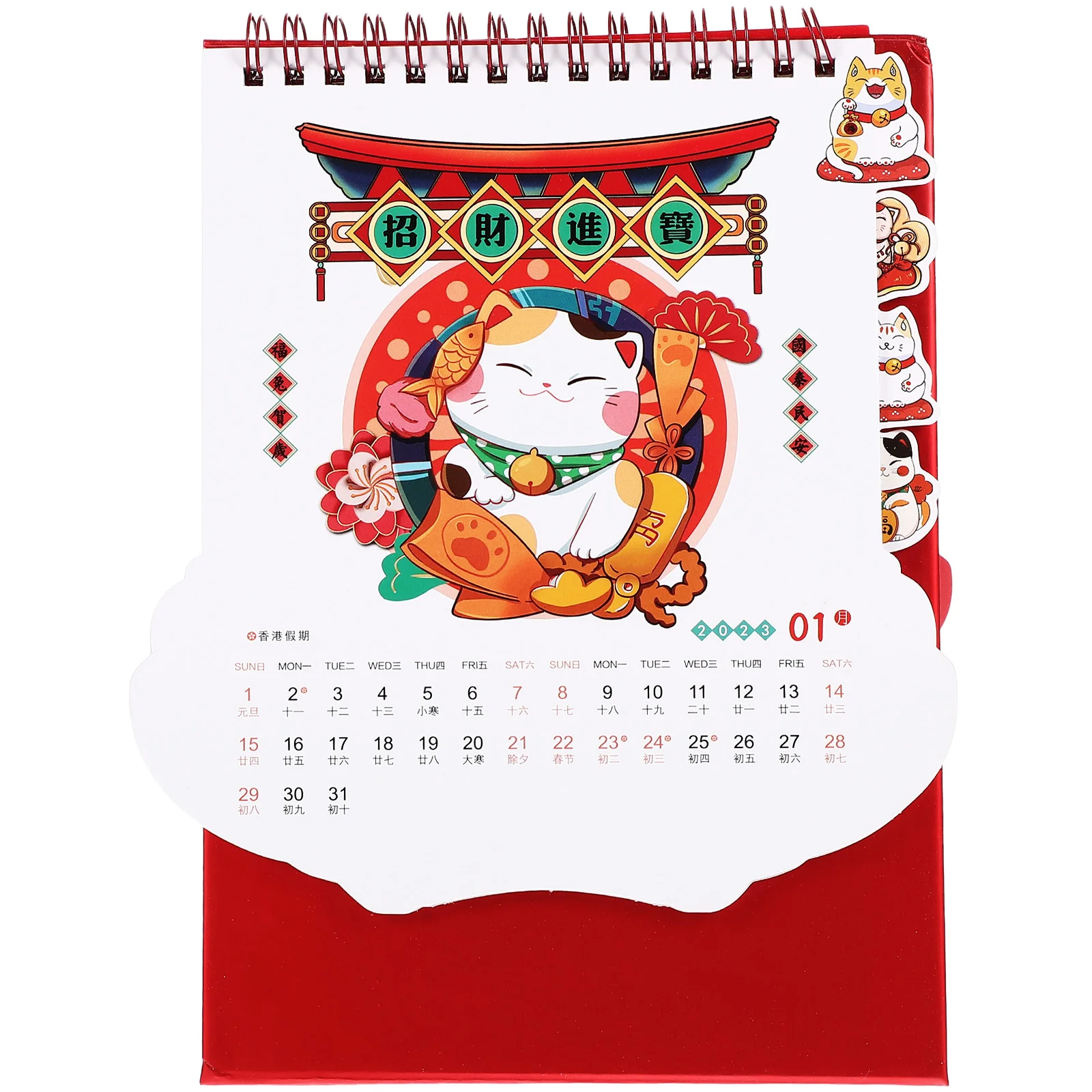 

Calendar Desk Table Home Office Decorative Months Schedule Flipped Design Plan Cartoon Rabbit Year Memo Gift