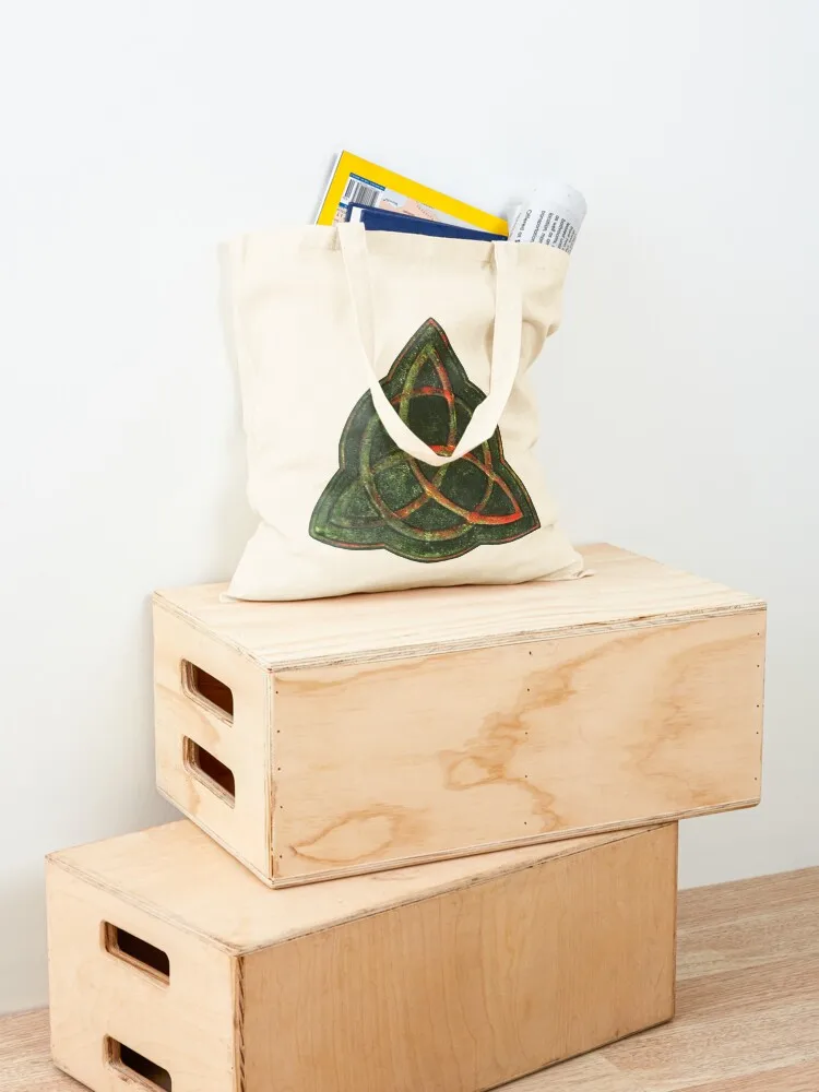 Book of Shadows - Charmed Triquetra Design Tote Bag эко-сумка складная большая сумка для женщин холщовая