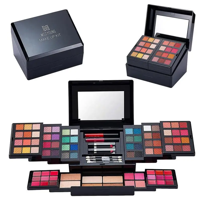 

88 Color Eyeshadow Blush Palette Cosmetic Face Powder Women Makeup Case Eye Shadow Maquillage Lip Gloss,eyeshadow,lipstick,brush