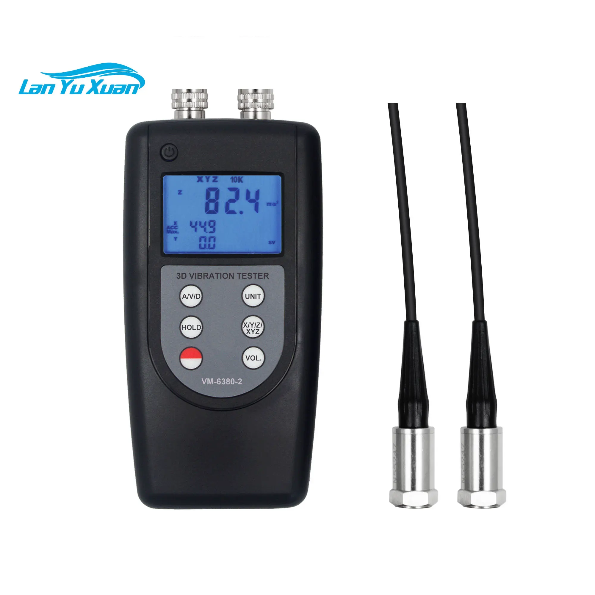 

VM-6380-2 Vibration Meter 2 Channel Vibration Analyzer Economical Price