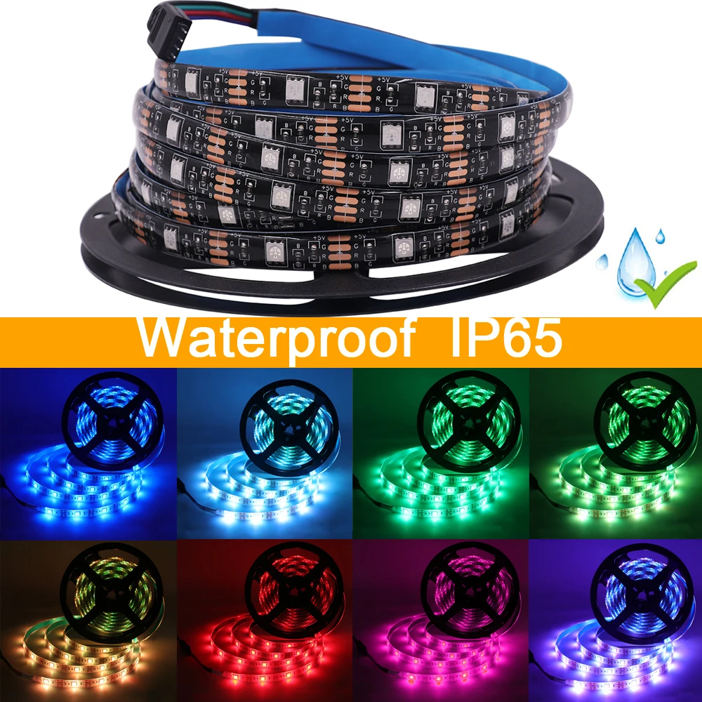 Светодиодная RGB лента SMD 5050 с поддержкой Bluetooth 5 В |