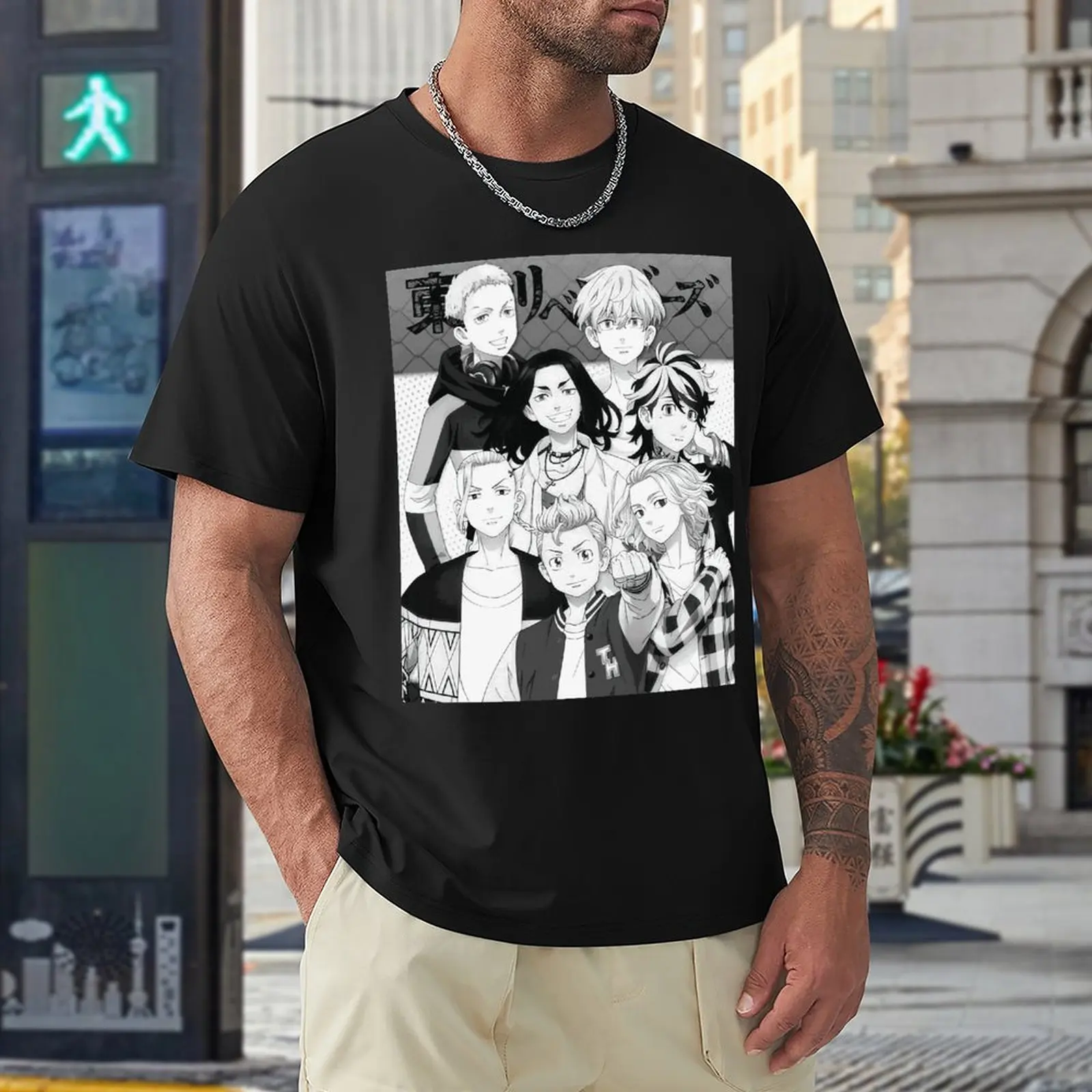 

Tokyo Revengers Manga Anime Funny T Shirts Men Shirt Fashion Clothes Graphics Sweatshirt 100% Cotton TShirts Tee Top