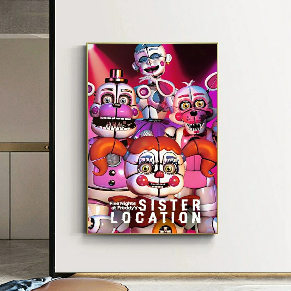 MINISO FNAF F-Five N-Nights At F-Freddys Game Искусственная мозаика Алмазная картина Вышивка