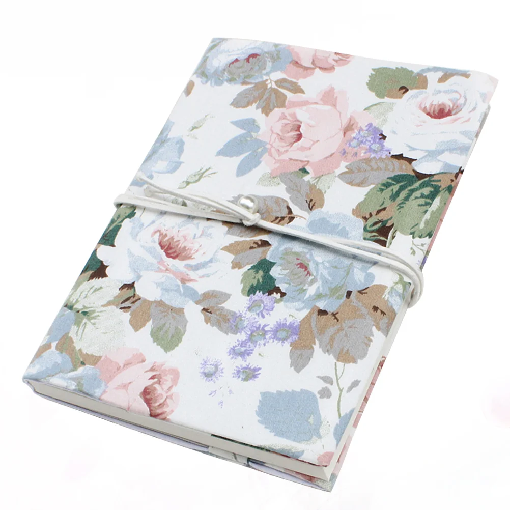 

Portable Rose Design A5 Book Cover Washable Durable Reusable Book Protector School Stationery for Students Office Home