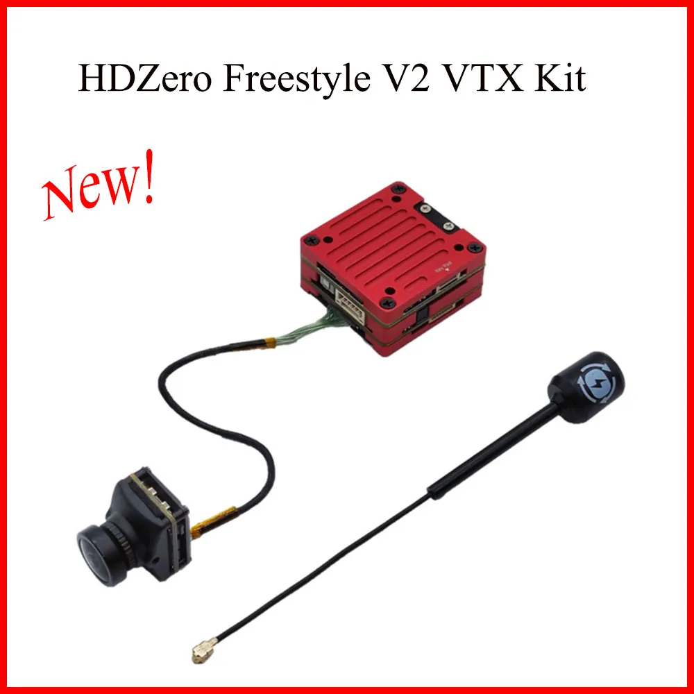 Цифровой видеопередатчик HDZero Freestyle V2 VTX Kit 5,8 ГГц для 3-5-дюймового дрона HD FPV с MSP UART портом и кабелем питания