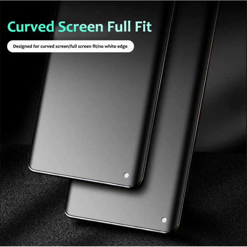 VORMIR 50pcs Filme De Privacidade UV Film Nano Glass Screen Protectors for Curved Screen Mobile Phone Hydrogel Movies Machine