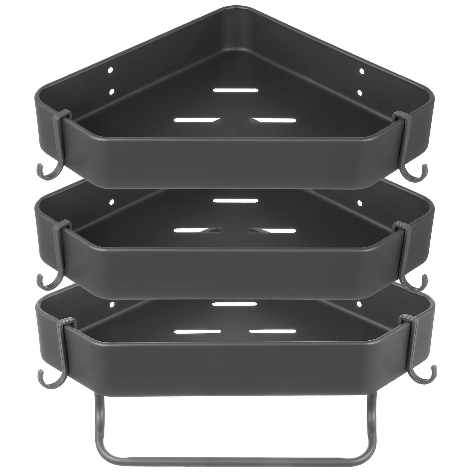 Полка для ванной комнаты держатель полотенец угловой органайзер душа гель