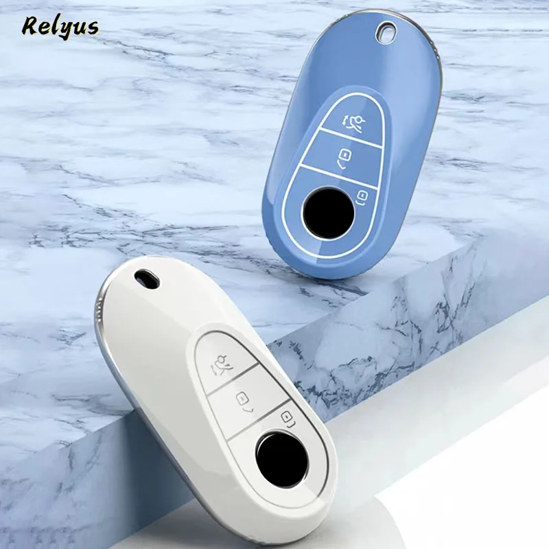 Чехол для автомобильного ключа Mercedes Benz 2022 C S Class W206 W223 S350 C260 C300 S400 S450 S500