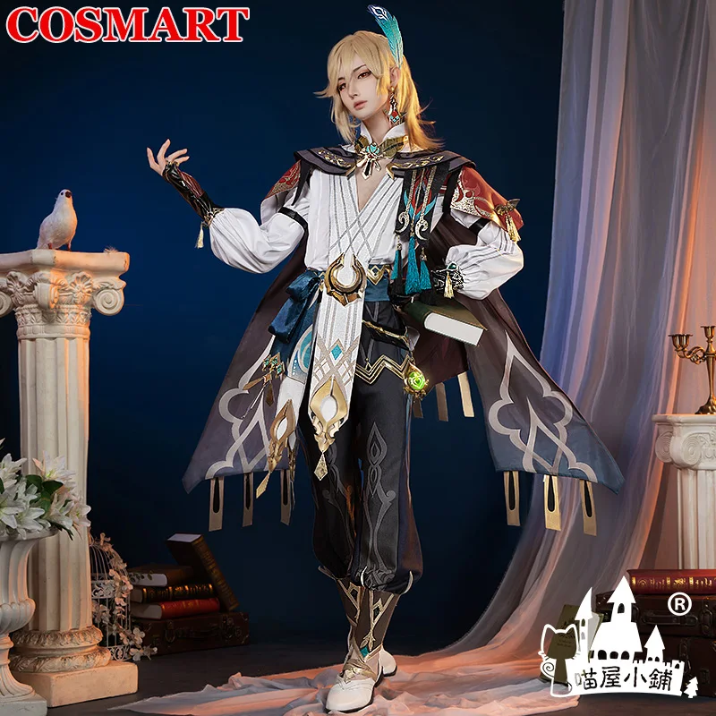 

COSMART Hot Game Genshin Impact Kaveh Cosplay Costume Handsome Daily Party Uniform Role Play Clothing Halloween Outfit New