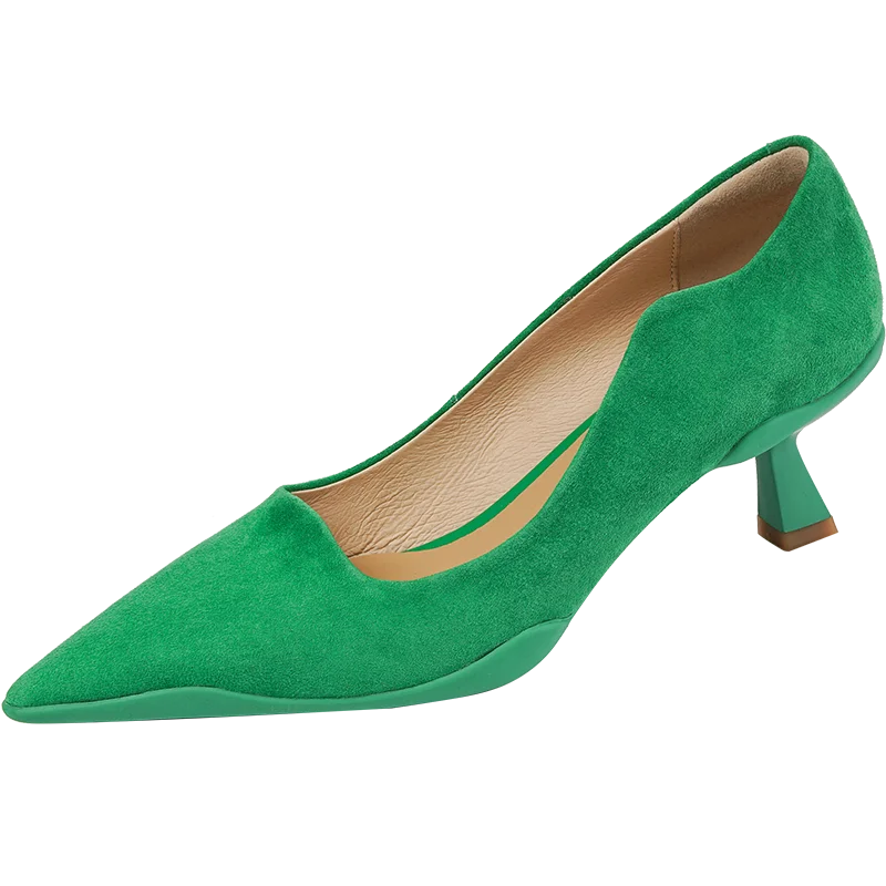 Лоферы Женские Замшевые Зеленые Купить