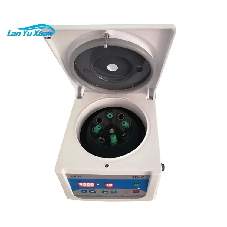 

tabletop electric low speed centrifuge 4000r/min benchtop basket test tube blood plasma laboratory centrifuge separating machine