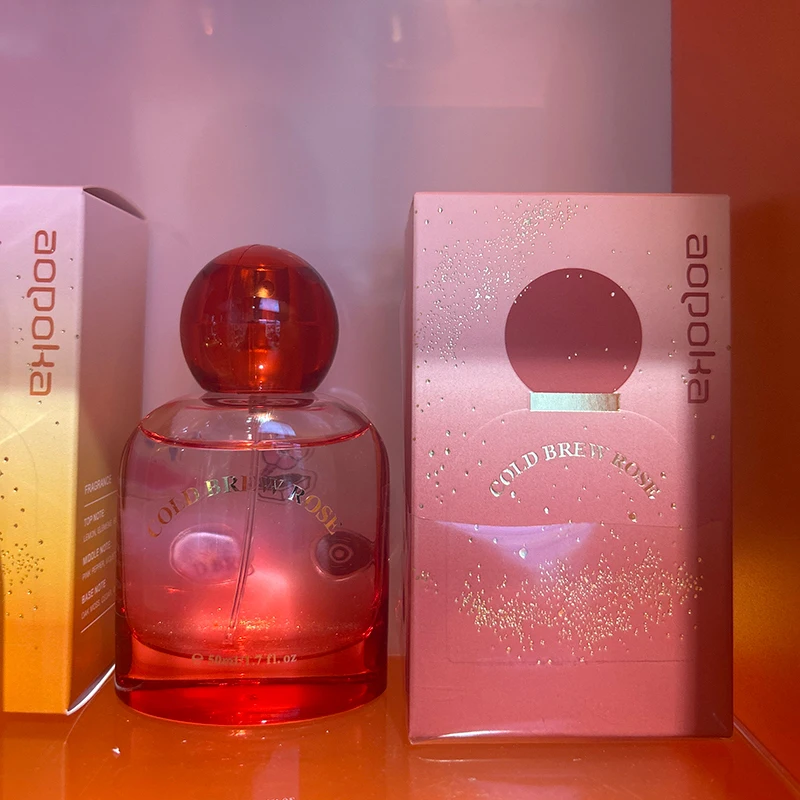 Парфюмерная вода Brand Floral Eau De Toilette 50 мл с ароматом розы, лимона и кедра, в золотом флаконе, для свиданий и вечеринок, свежий стойкий парфюм, подарок (art.: 3920daa5d85f4) - 3920daa5d85f4